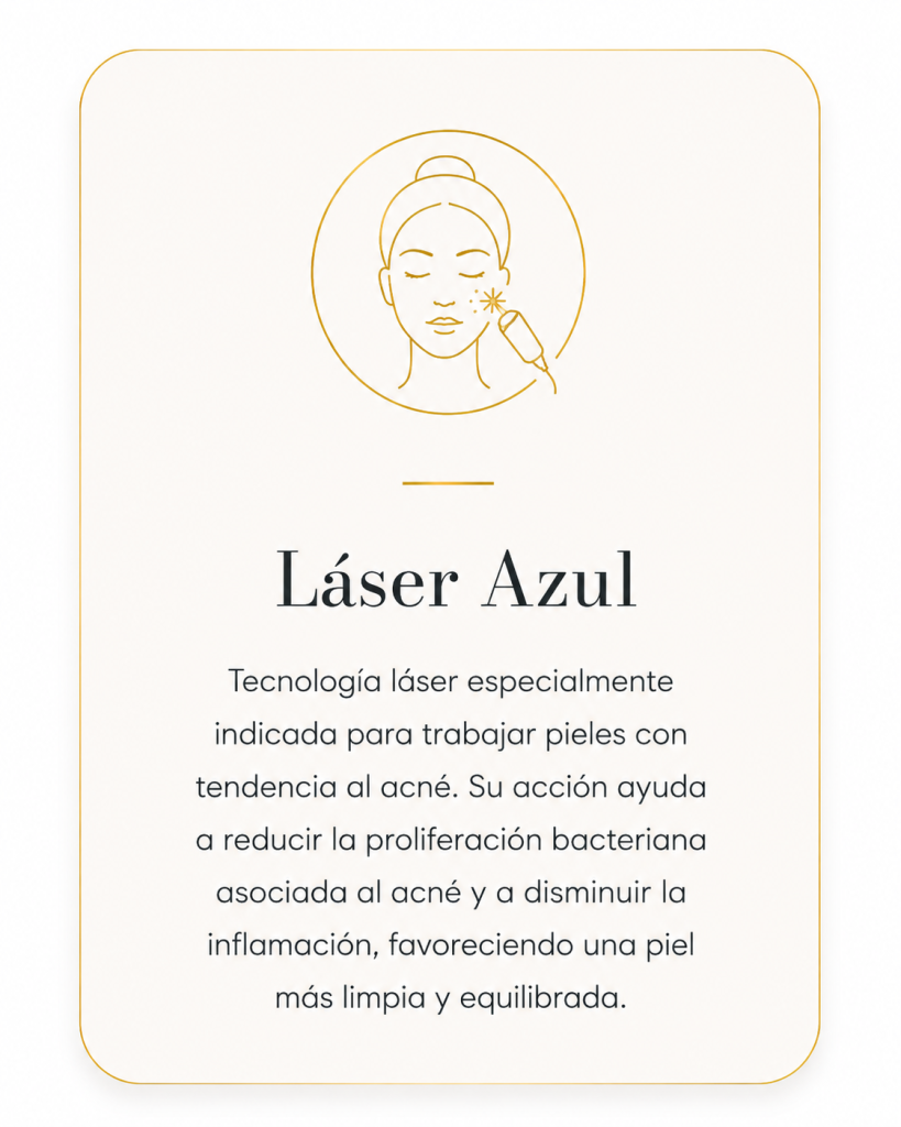 Láser Azul
